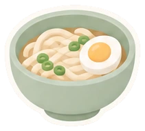 项目中的餐食贴纸素材