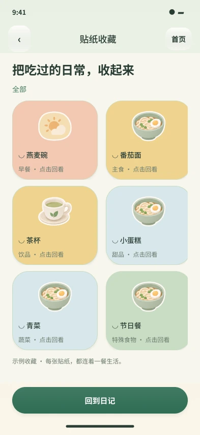 收藏这一餐