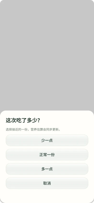调整份量