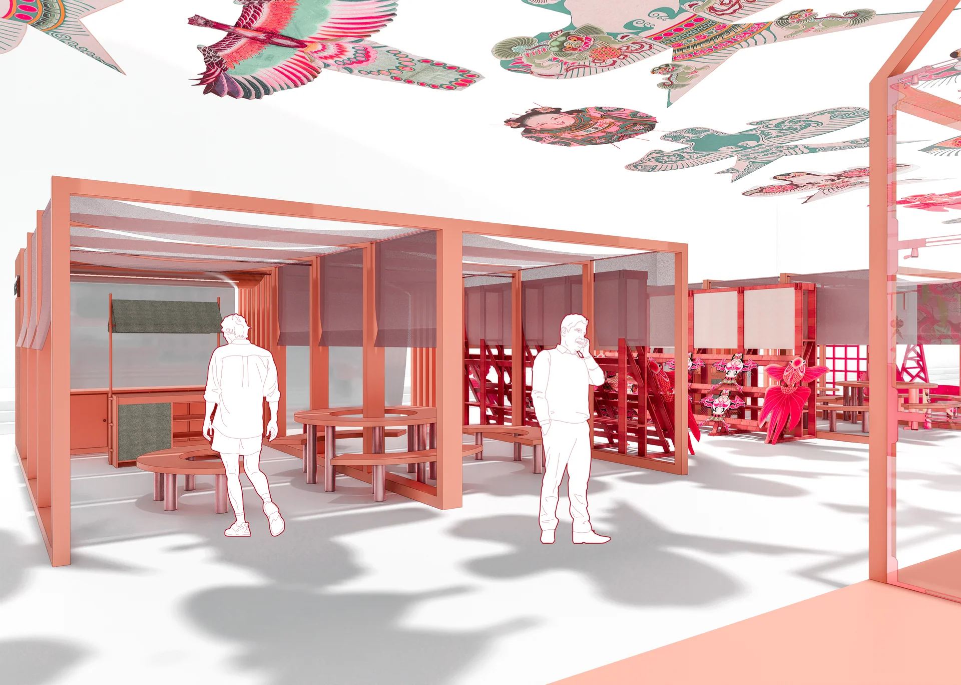 Kite workshop scene visualisation