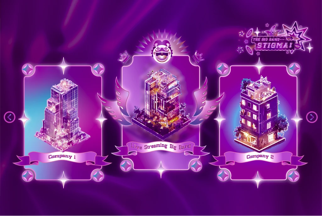求职结果选择 UI：不同结果与奖励分支