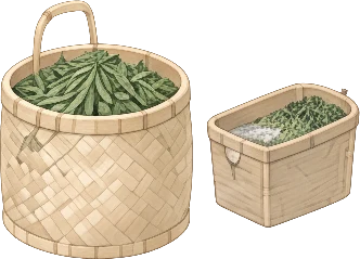 工坊 · 小篮与茶篓